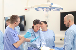 Group of people in protective wear