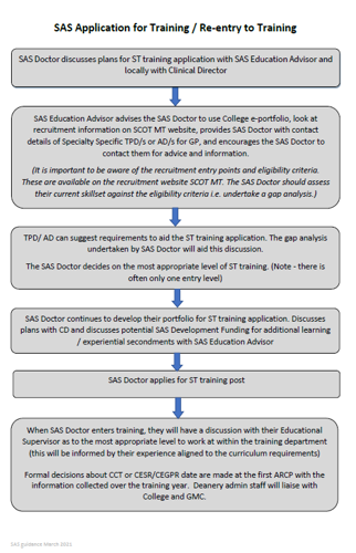 SAS Application for Training - Flowchart