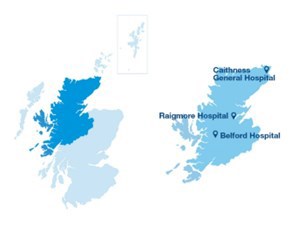 Hospitals in NHS Highlands