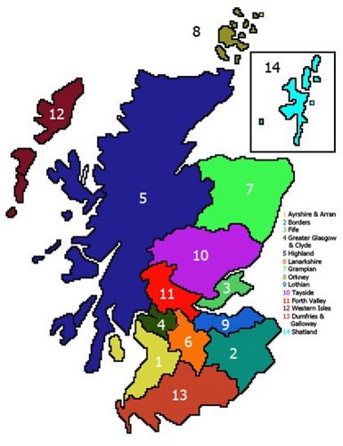 Scotland Map