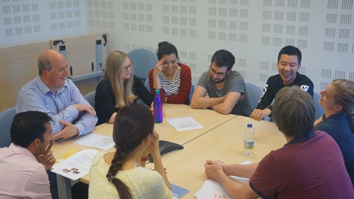 People sitting at a table